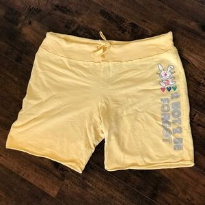 It’s Happy Bunny! Yellow Capri Shorts💛🐰